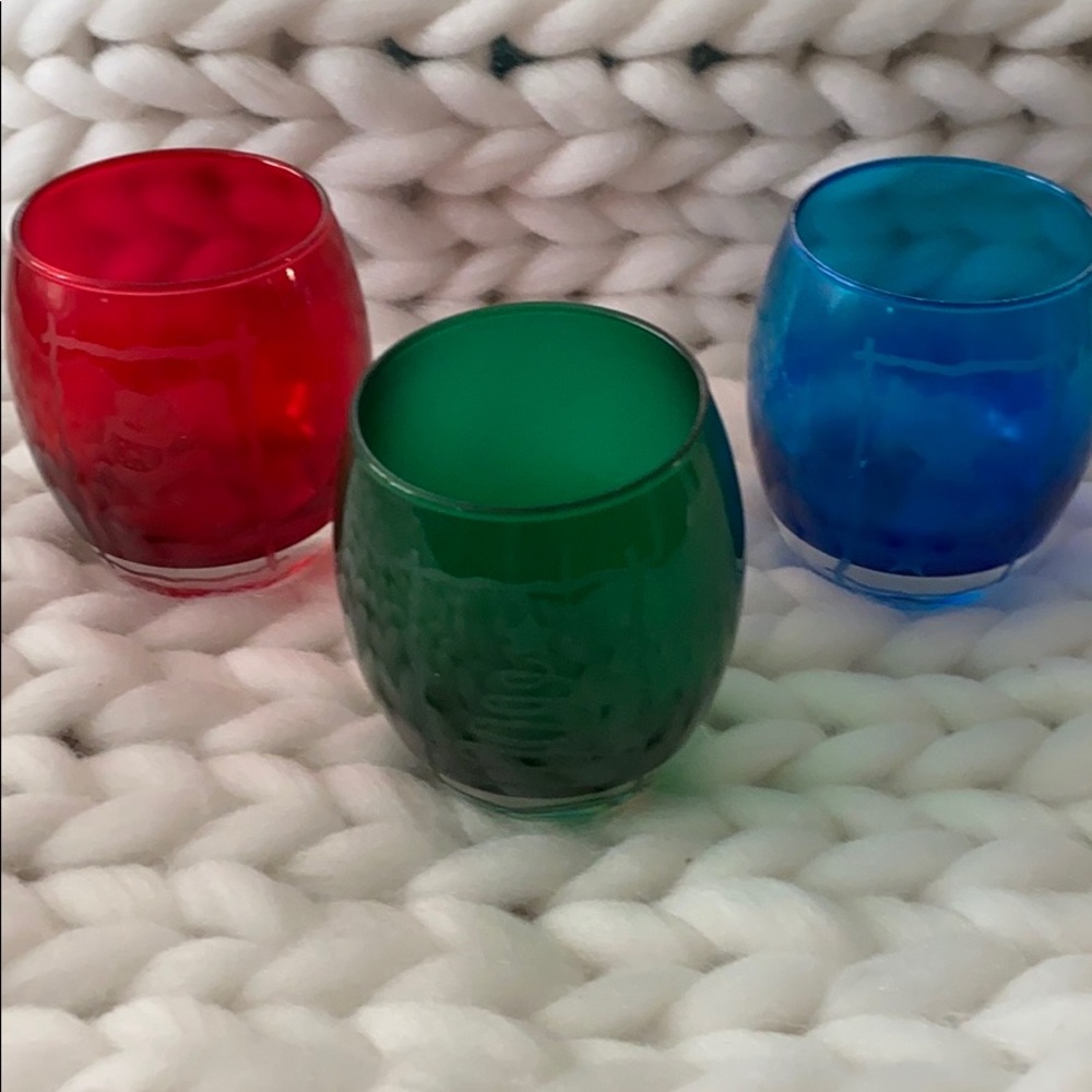 Vintage Partylite Holiday Trio